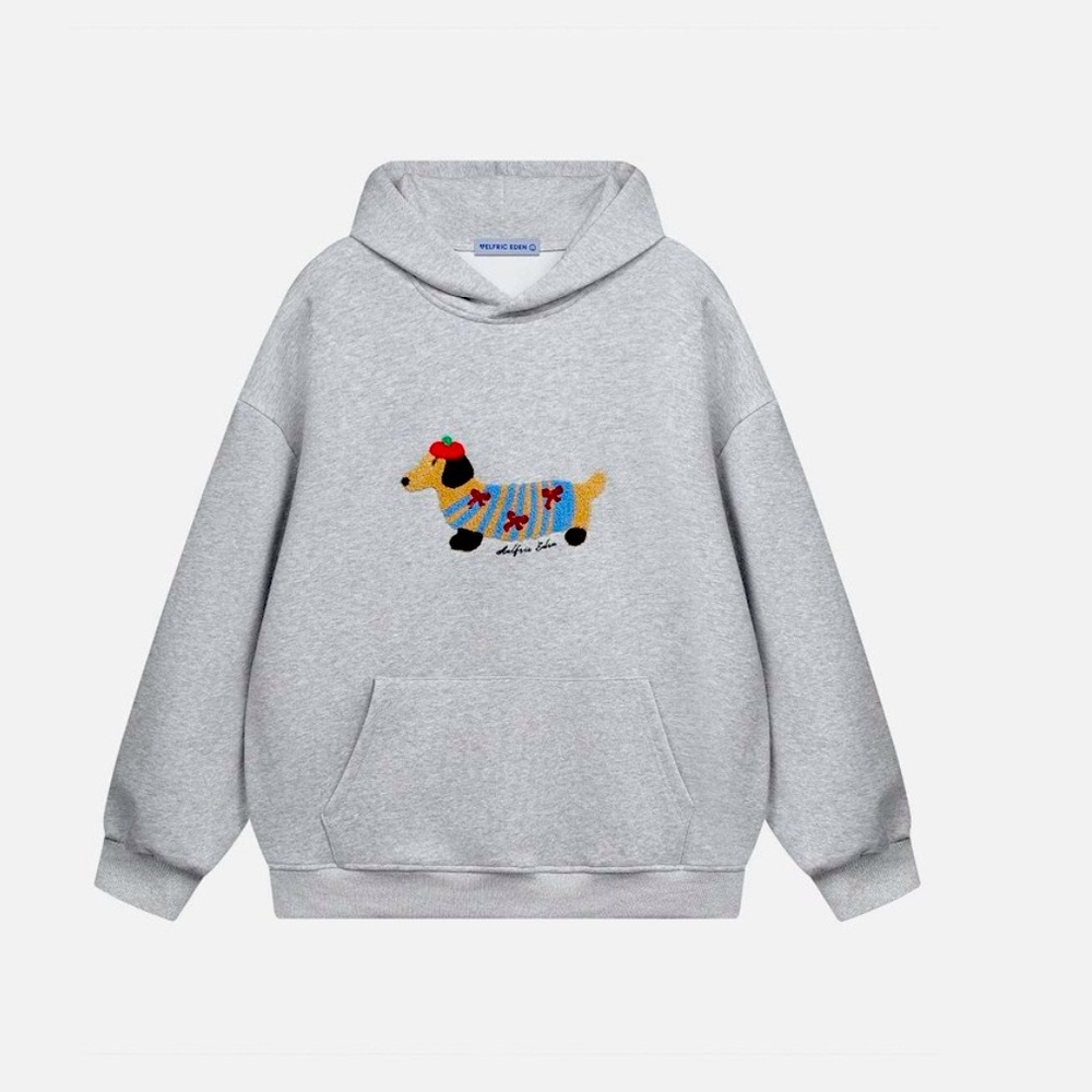 Dashund embroidered sweatshirt size medium used twice